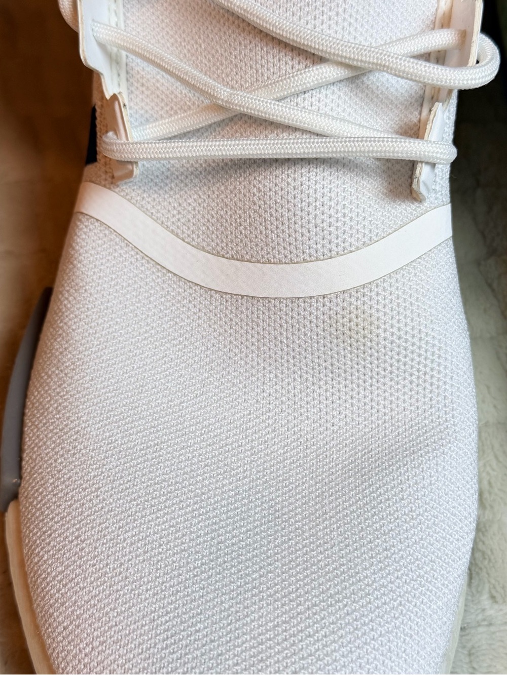 Adidas NMD_R1 Primeblue GZ9261 Cloud White Boost Sneakers Men’s 11 Athletic - Picture 13 of 14